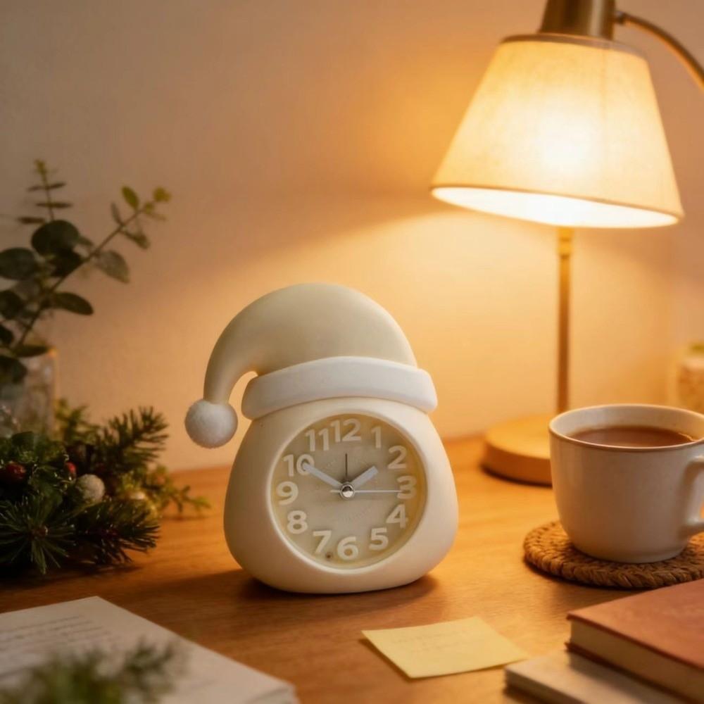 Small Size Santa Hat Alarm Clock Santa Hat Design Cute Alarm Clock Christmas Alarm Clock Christmas