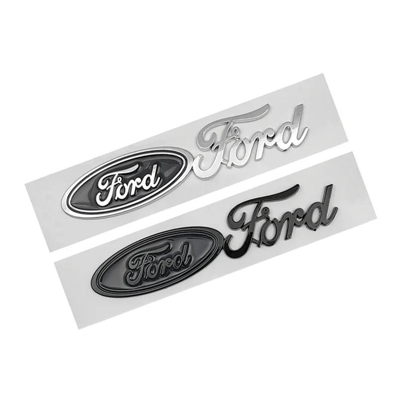 ABS Car Rear Trunk Decal Body Side Emblem Stickers for Ford Mondeo Explorer Edge Focus Fiesta Kuga Transit Ecosport Escape MK3 BR9