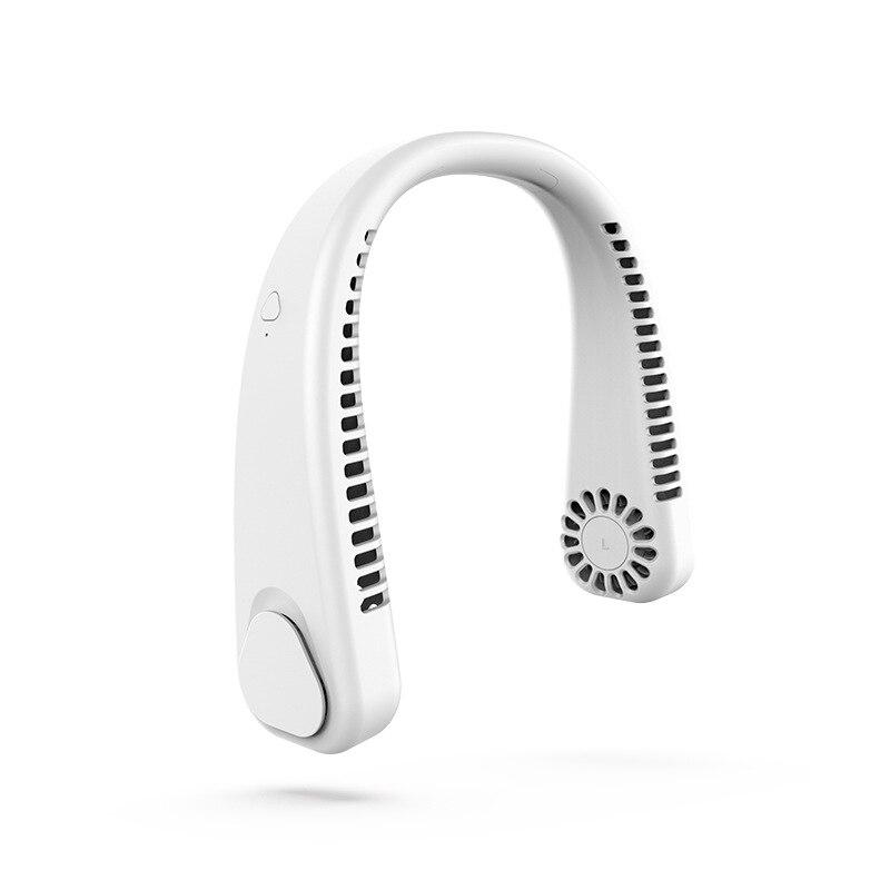 Летний портативный подвесной вентилятор для шеи, быстрое охлаждение, USB перезаряжаемый носимый безлопастный вентилятор, кулер для спорта на открытом воздухе, домашний офис