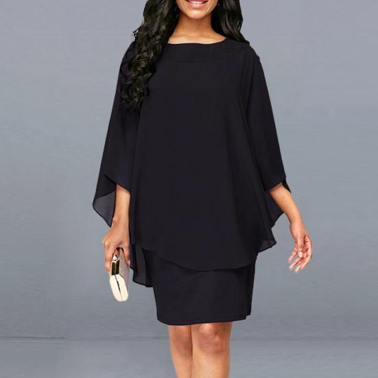 Вечернее платье с круглым вырезом, рабочая одежда, мягкая классическая женская одежда из двух частей, уличная одежда