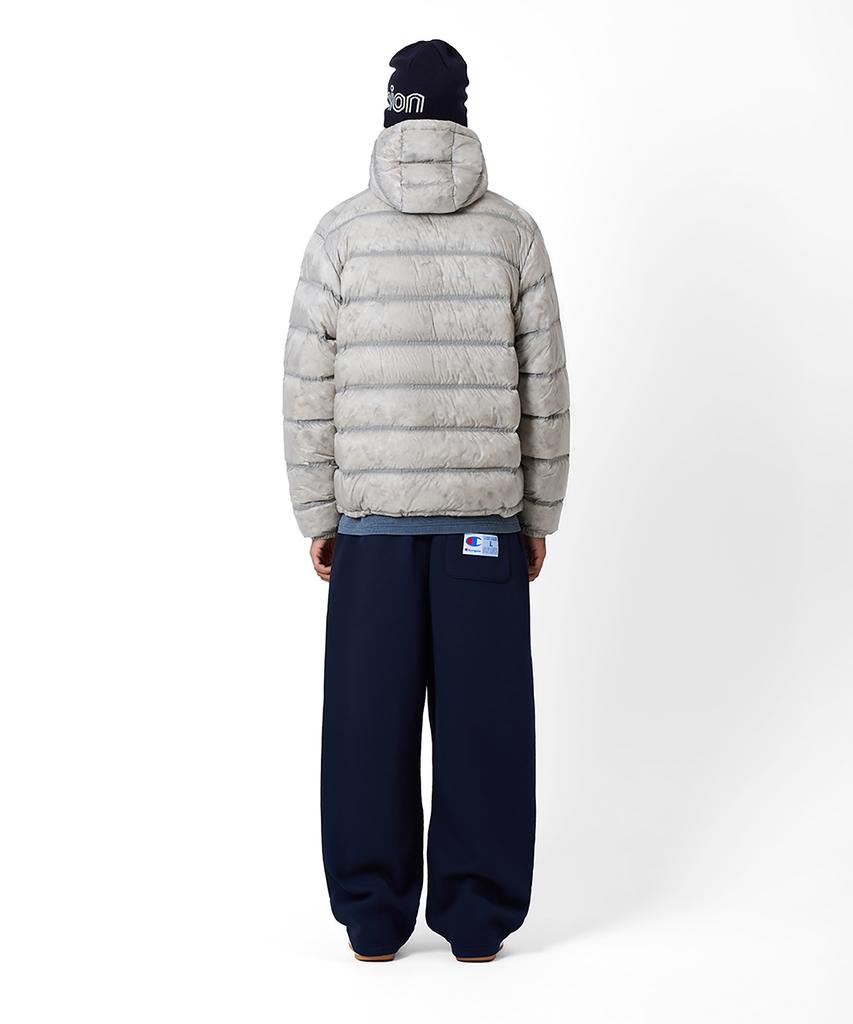 Champion 2-Way Hooded Light Down Jacket Light Grey