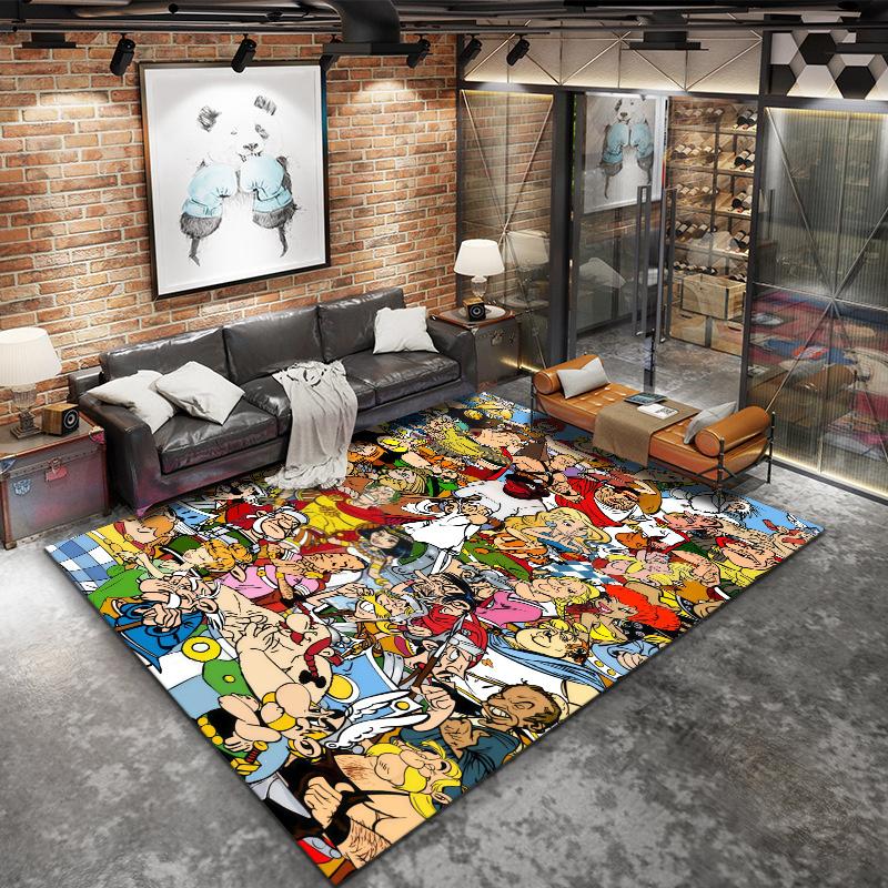 Asterix Carpet Rug for Living Room Bedroom Home Sofa Decoration,Kids play Nonslip Floor Mat