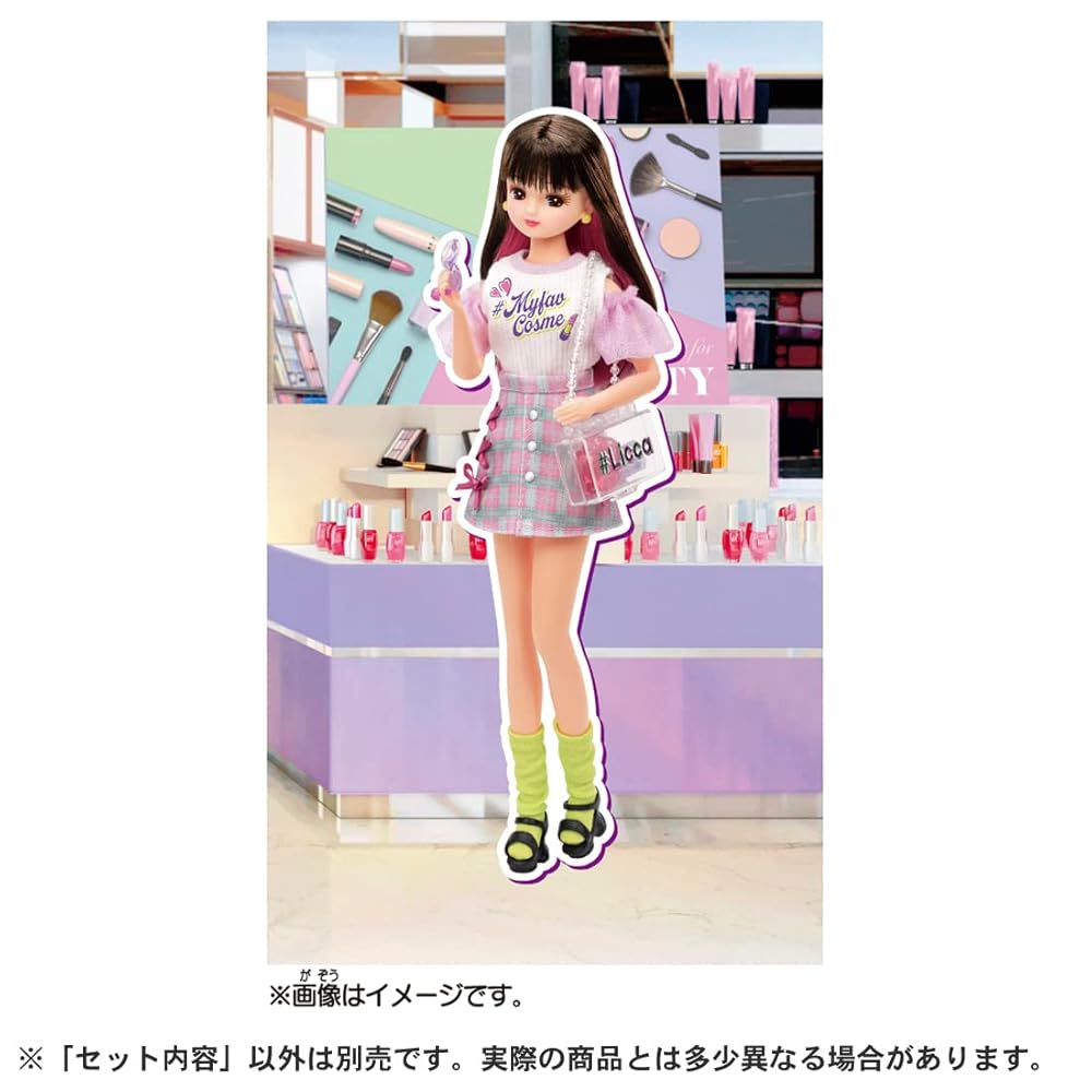 Кукла Takara Tomy Licca-chan #Ликка #МоиФантастическиеКосметички Игровой набор для переодевания Возраст 3+