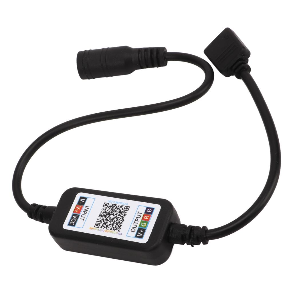 2 Pcs Mini LED Controller Bluetooth RGB Music Controller USB 5V DC 5?24V 4 Pin LED Control For 5050 LED Strip Lights