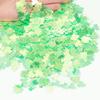 1500pcs/50g Shamrock Confetti Decorations,Iridescent Shamrock Table Confetti Green Glitter Lucky Clover Shamrock Sequin for St. Patrick's Day Party