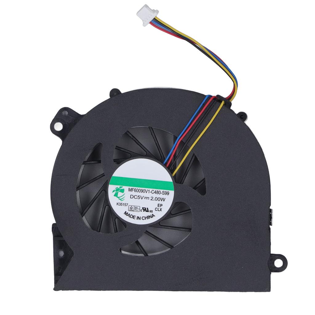 CPU Cooling Fan 4Pin Power High Accuracy Easy Connection Light Laptop Cooling Fan for HP ProBook