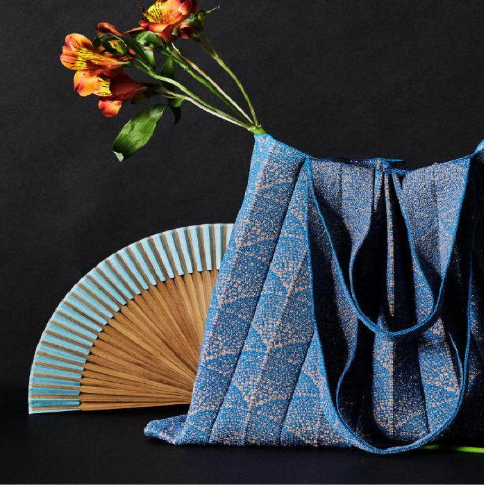 Двусторонняя сумка-шопер Pleatsmama, широкая, 3 цвета