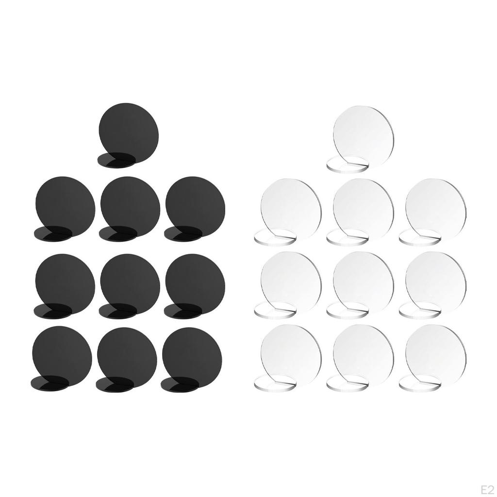 10 шт., акриловые пустые карточки для сидения на столе, места для рукоделия, номера, имя гостя, бирка для ужина