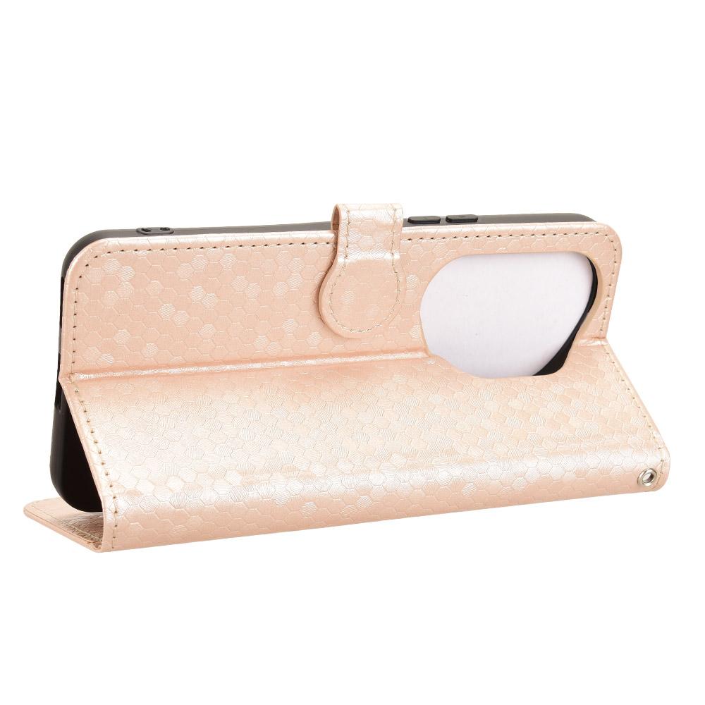 Для Honor 400 Pro 5G (Глобальный) Чехол-кошелек с точечным тиснением, из ПУ кожи, чехол для телефона с ремешком на запястье