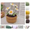 Tulip Flowerpot Flower/Sunflower Crochet Kit Crochet Starter Kit Handmade Crafts Lovers