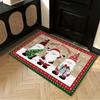VIKAMA Santa Carpet Living Room Bedroom Entrance Non-Slip Mat Home Decor Indoor Outdoor Welcome Mat 2025 Happy New Year