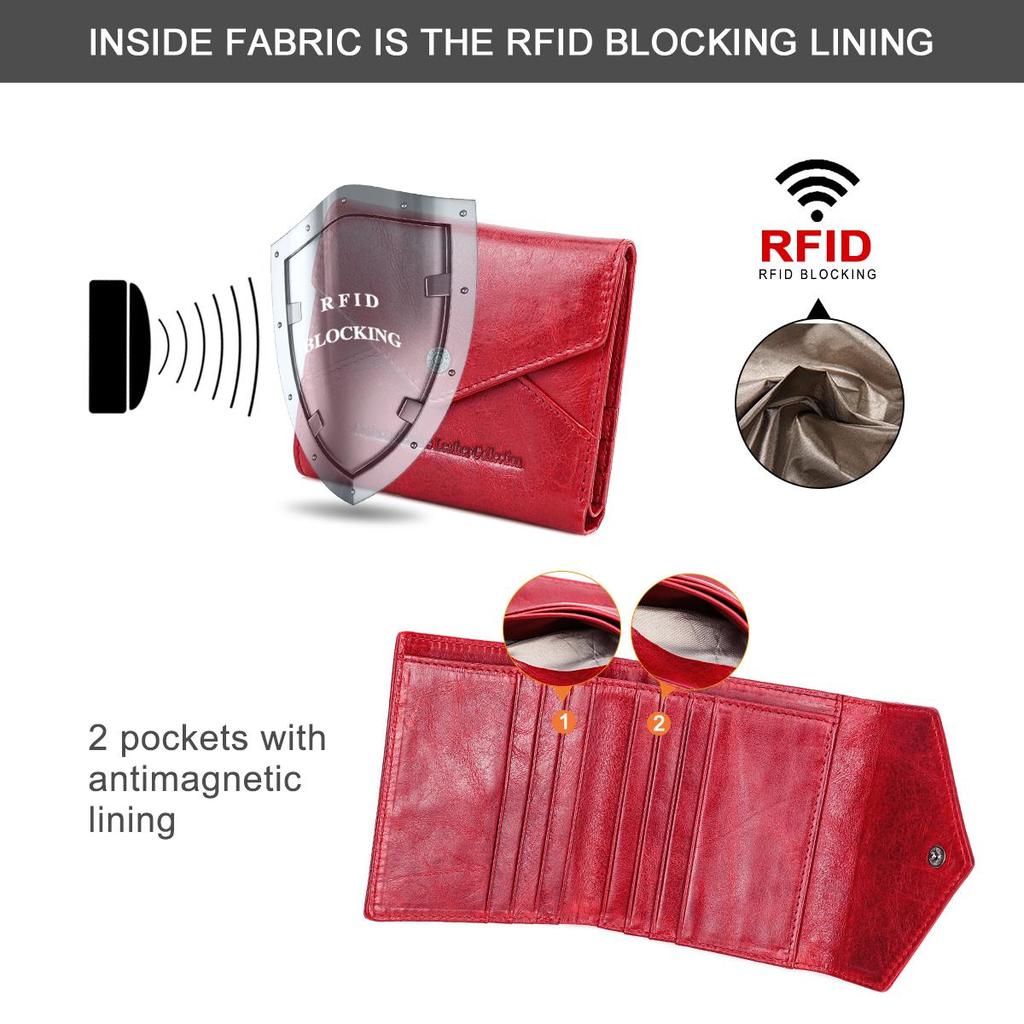 Женский кошелек из натуральной кожи CONTACT'S, короткий дизайнерский женский кошелек на молнии с держателем для карт, женская сумка для денег, карман для монет