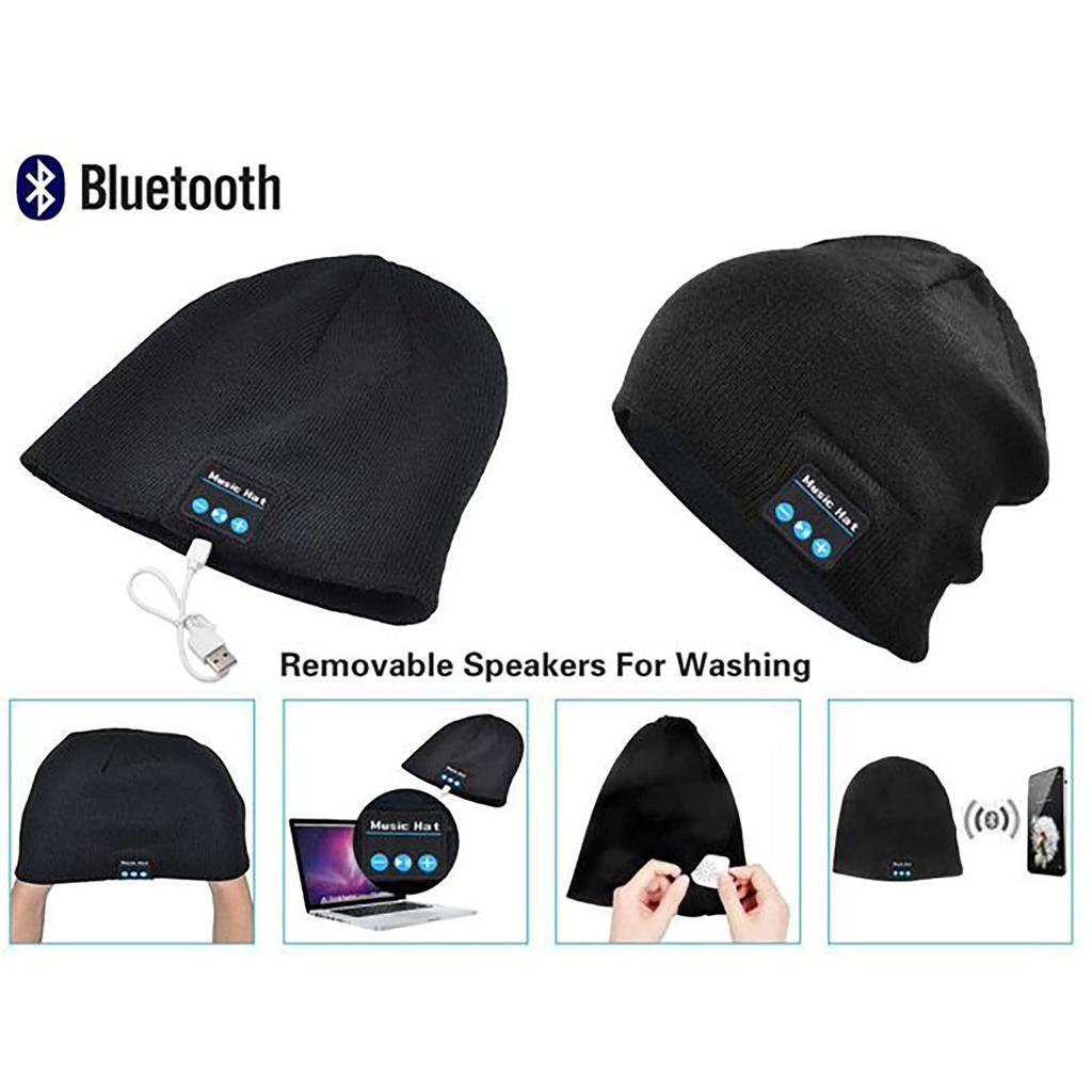 Bluetooth Музыка Беспроводная связь Bluetooth 4.2 Вязаная шапка с 2 динамиками для наушников и микрофоном для мужчин и женщин, рождественские подарки