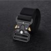 Унисекс Тактический ремень Однотонный Холщовый Нейлоновый ремень Металлическая Пряжка Регулируемый Поясной ремень Повседневные Ремни для джинсов и брюк для Женщин и Мужчин