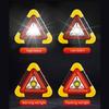 Треугольный предупреждающий знак Треугольник Автомобильный светодиодный рабочий фонарь Безопасность дорожного движения Аварийная сигнальная лампа Портативный мигающий свет под рукой