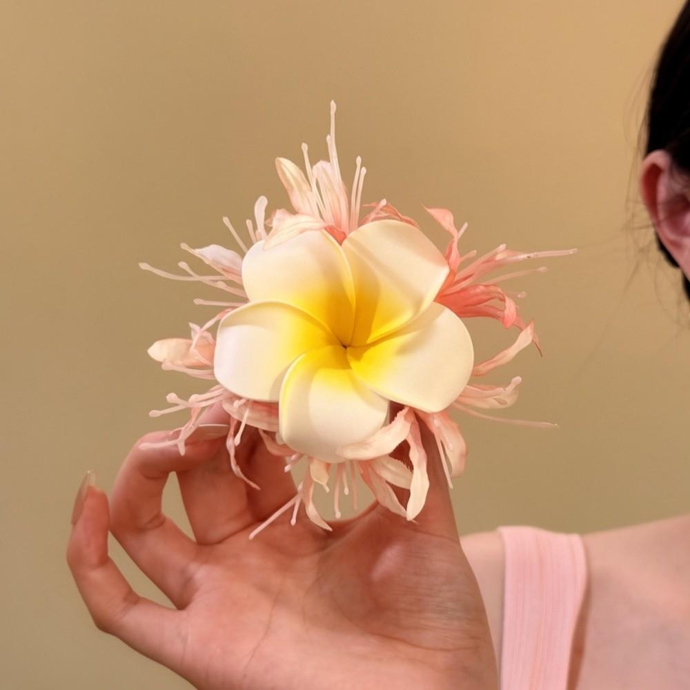 Vintage Water-Sprinkling Festival Hair Clip Fresh Floral Headwear Side Bangs