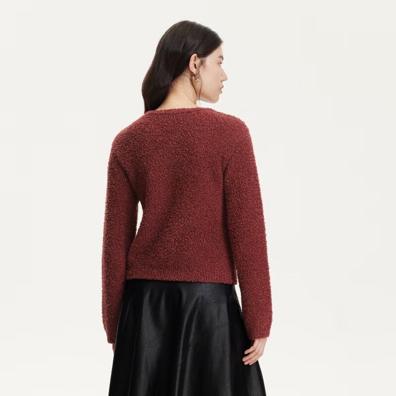 VEROMODA Women's Asymmetric Hollow-out Knit Sweater