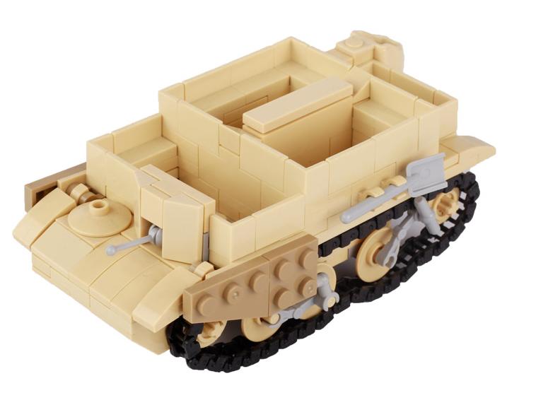 Военный США Франция Великобритания Бронированная машина MOC Конструктор Фигурка солдата Танк Орудийная тележка Пушка Медицинский грузовик Транспортная игрушка K33