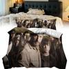 Walking Dead The Series Printed Duvet Cover Pillowcase Bedding Three Piece Set