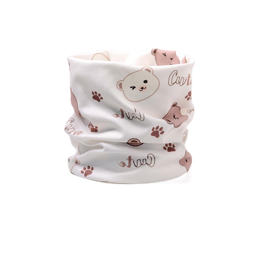 Windproof Coldproof Boys Girls Scarf Thickened Snood Cowl Tube Ski Snowing Scarf  Autumn Winter