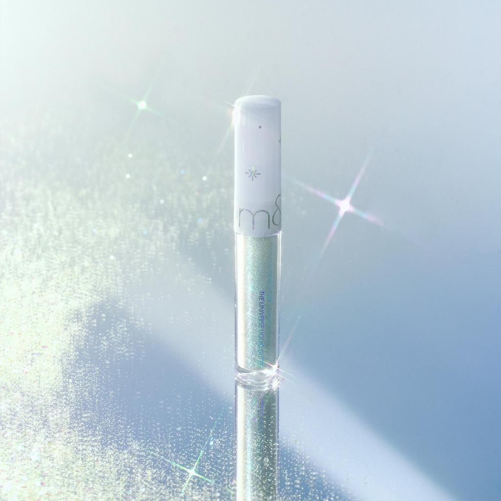 Rom&nd THE UNIVERSE LIQUID GLITTER Сияющий глиттер для губ и век 08 Мятный Путь