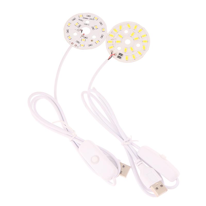 1 шт. 1,5 м длина линии Dc5V светодиодные чипы Smd5730 светодиодная лампа Usb 3 Вт световая панель теплый белый свет с кабелем включения/выключения