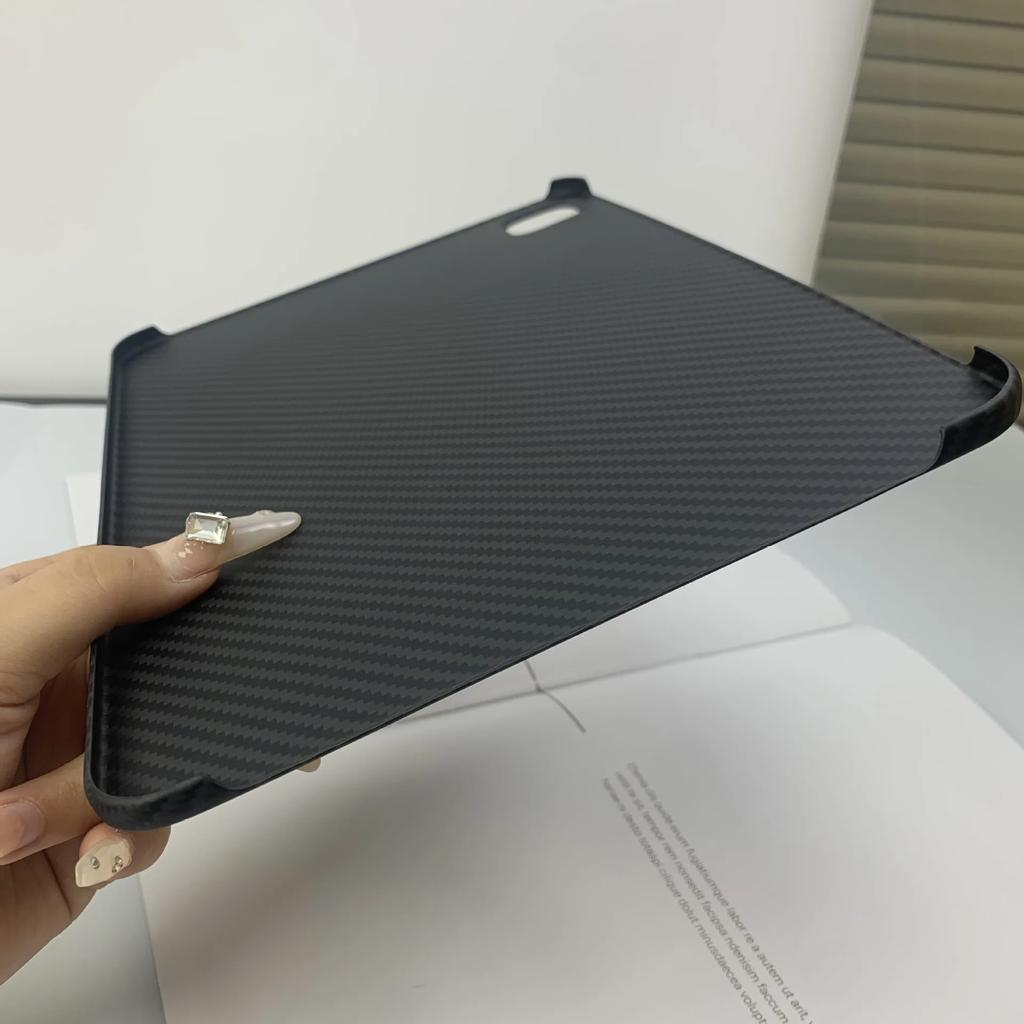 Керамический чехол из углеродного волокна и арамидного волокна для Apple IPad Pro 13 2024 Защитный чехол Задняя крышка из углеродного волокна 13 дюймов A2926 A3007 Capa