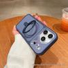 Магнитный матовый противоударный чехол для iPhone 17 Pro Max в стиле Mecha Color с ощущением кожи Apple 16
