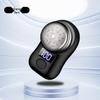 Portable Mini Electric Shaver with Power Display & Washable Beard Trimmer