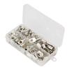 60Pcs Copper Lug Connector Ring Tinned Electrical Wire Terminals Assortment Kit SC6?SC25