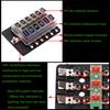 12 Ways Blade Fuse Holder Block, Car Boat Marine Fuse Box Holder Indicator 12V~24V Power Distribution Panel Board Car Kit Fuse