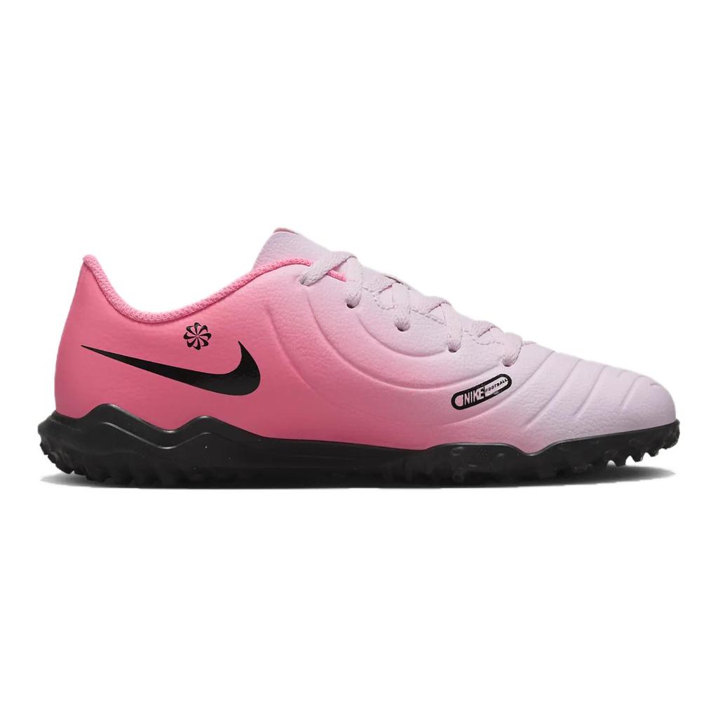 Nike Tiempo Legend 10 Club TF Pink Foam Black (GS) Детские кроссовки DV4355-601