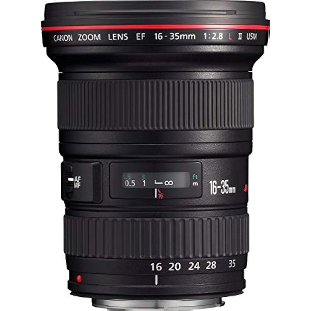 Широкоугольный зум-объектив Canon EF16-35mm F2.8L II USM, совместимый с полнокадровыми камерами