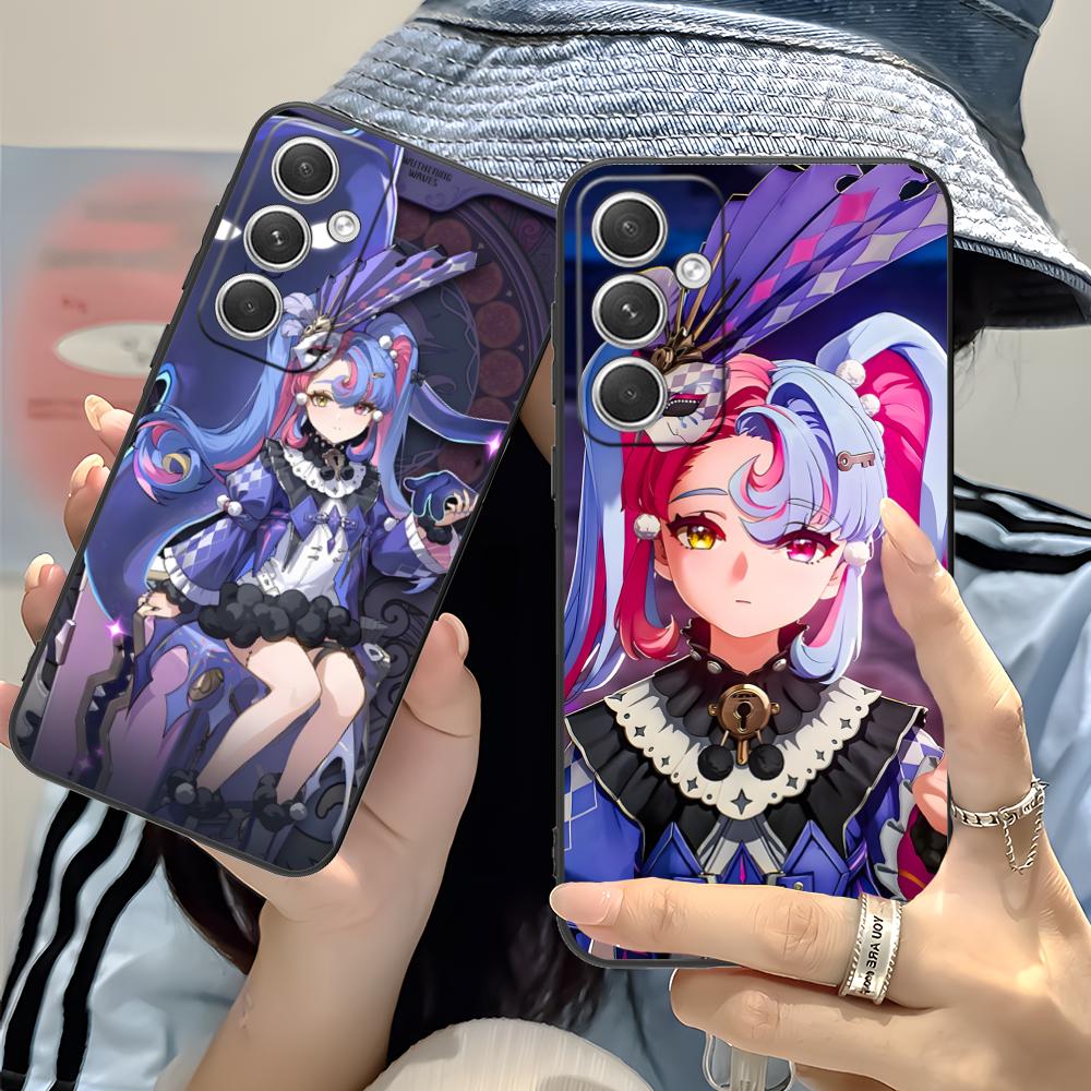 Чехол для телефона Wuthering Waves Roccia для Samsung Galaxy S26 S25 S24 S23 S22 S21 S20 Note20 Plus FE Ultra Цветная крышка для мобильных телефонов