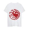 House of the Dragons T Shirt Men Couple Combination Clothes Short Sleeve Collar Fashion Woman Cotton