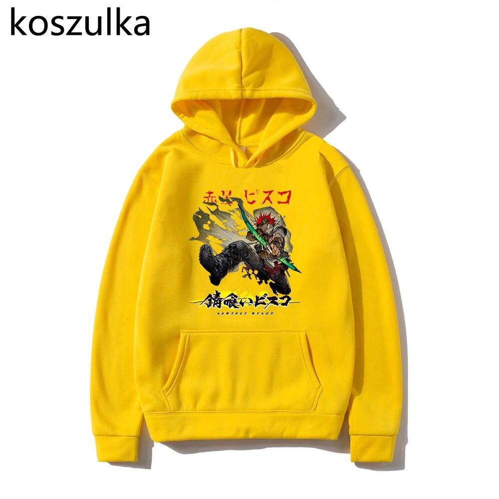 Горячая толстовка с капюшоном в стиле аниме Sabikui Bisco, унисекс, манга, Harajuku Bisco, толстовки с принтом, женские толстовки, винтажные пуловеры, женские зимние топы
