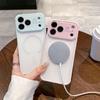 Магнитный чехол-накладка для iPhone 17 с ощущением кожи: Матовый ударопрочный чехол для Apple 16 Pro Max
