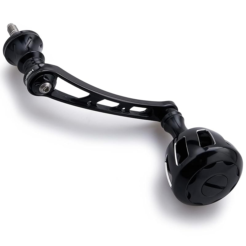 Катушка HEIGHTEN 56 мм, ручка 32 мм, оснащена ручкой Shimano Daiwa, обычная спиннинговая катушка для серии Wheel (черный) (518)