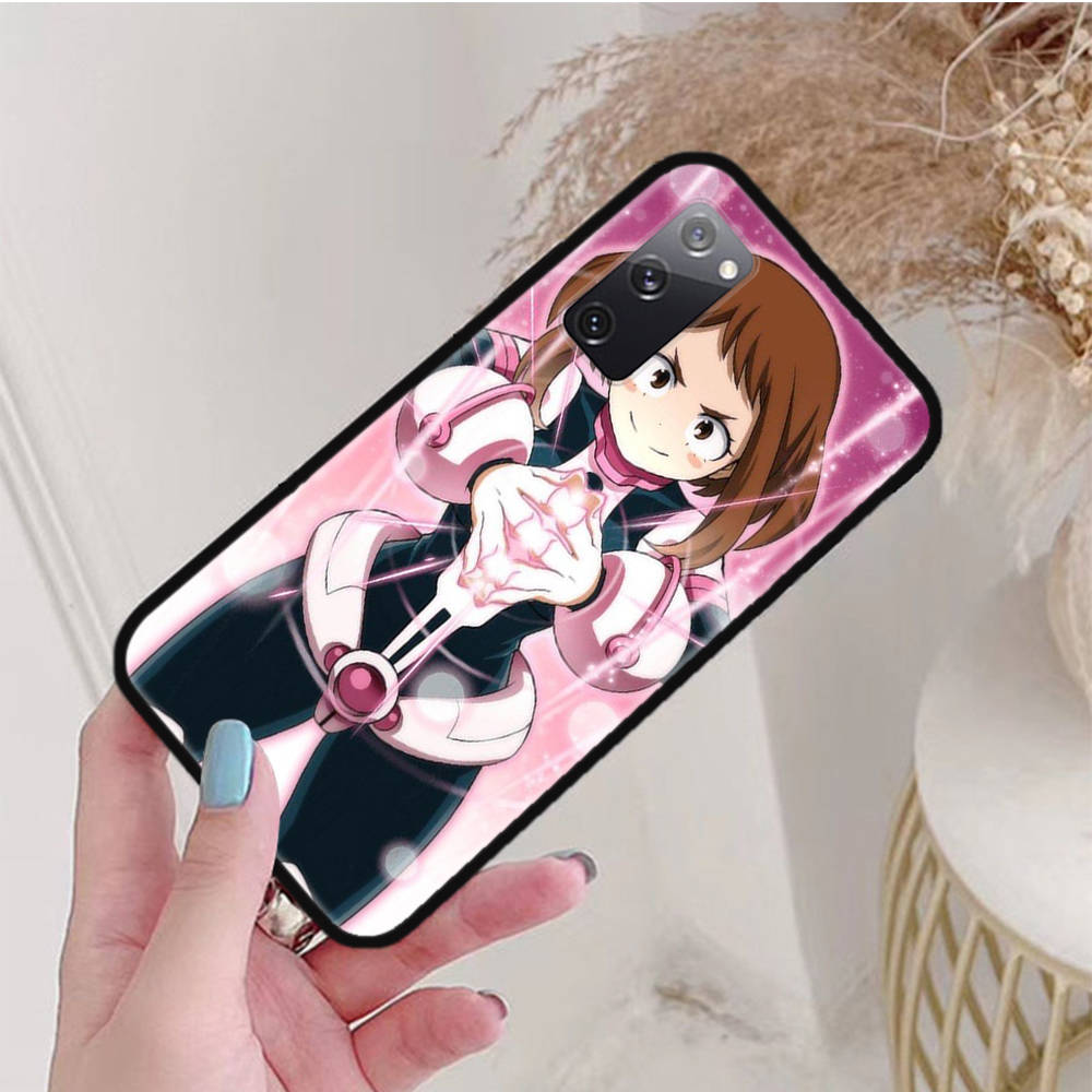 Черный чехол для Xiaomi Poco X6 X4 M5 M6 F5 F6 C65 C55 C50 C51 C40 Pro Redmi 14C A3X 13C 12C 11T 10A 9C Note 7 6 8A Plus W-54 Anime Hero Academia