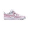 Nike Court Borough Low 2 White Pink Foam PS Sneakers DQ0473-100