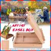 Wooden Children Drawing Supplies Table Desktop Easel Sketch Box Painting Supplies Oil Paint
