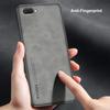 For OPPO A12E Case Luxury PU Leather Phone Case For OPPO A3S AX5 Back Cover Matte Silicone Shockproof Full Protection Coque