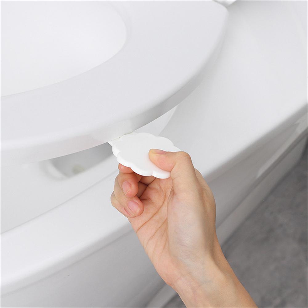 10/30/50SETS Toilet Lid Lifter Clean And Hygienic Easy To Use With Gasket 31g Bathroom Supplies Toilet Flipper