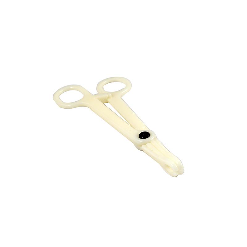 1Pc Professional Acrylic Disposable Piercing Clamp Ear Lip Navel Nose Round Open Septum Piercing Tools Forceps Plier Clamp