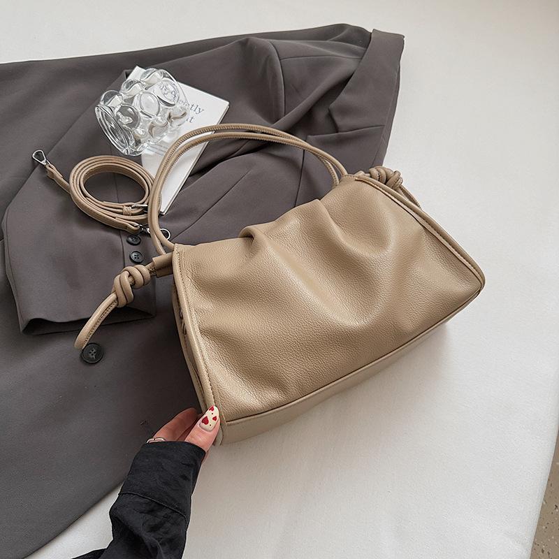 Summer New Niche Fashion Retro Pleated Cloud Bag Shoulder Bag Fashion Crossbody Bag Handbag Bag for Women
