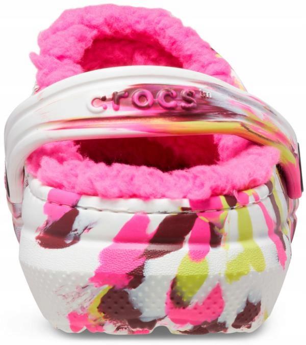 Crocs Classic Lined Marbled Clog K 207773 |C12/Eu 29-30| Electric Pink/Multi