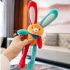 Мягкая игрушка «Кролик с выдвижными ушками» Кукла-кролик с выдвижными ушками Маленькая кукла-подвеска Кукла-марионетка