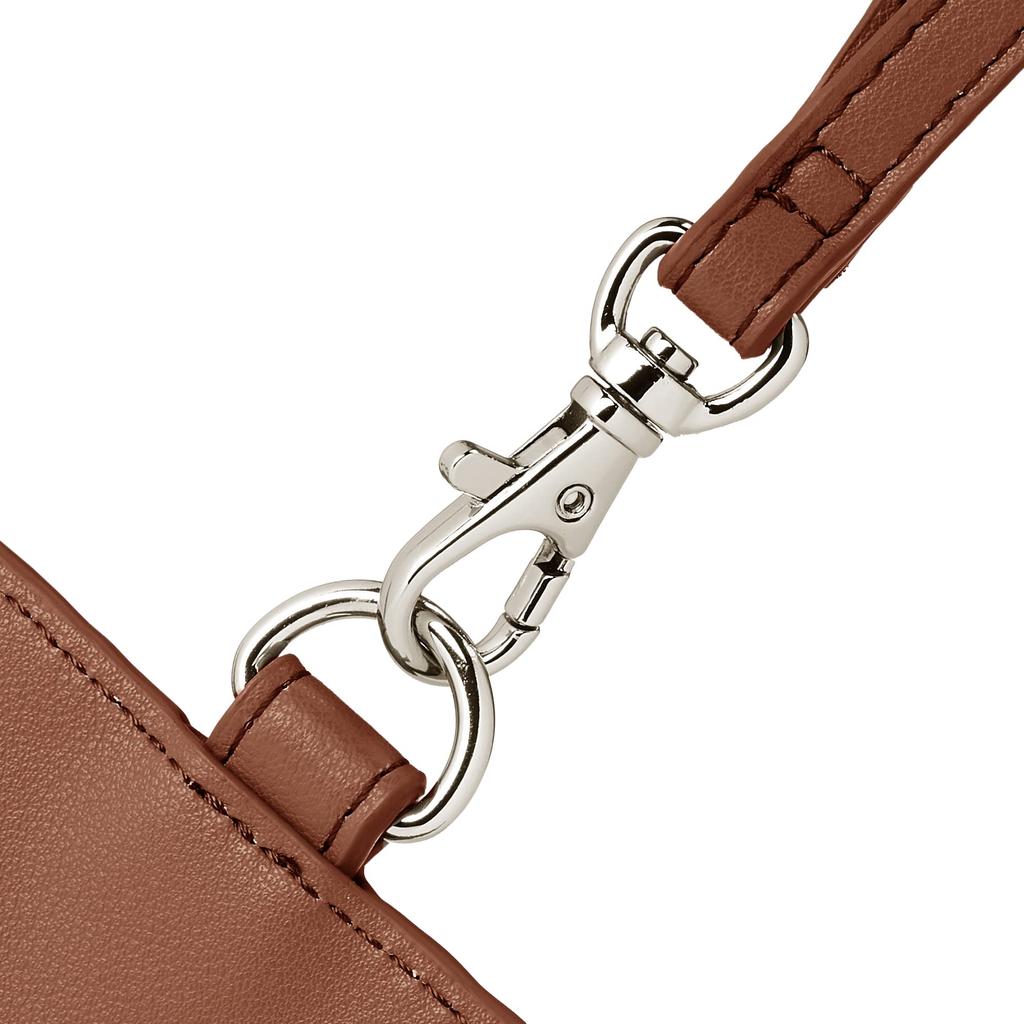 Чехол для удостоверения личности из микрофибры с цветной строчкой Чехол для удостоверения личности КОРИЧНЕВЫЙ Один размер [Beam Slights]