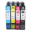 4 Colors Ink Cartridge Inkjet Printer Cartridge Replacement for Expression Black Cyan Magenta Yellow