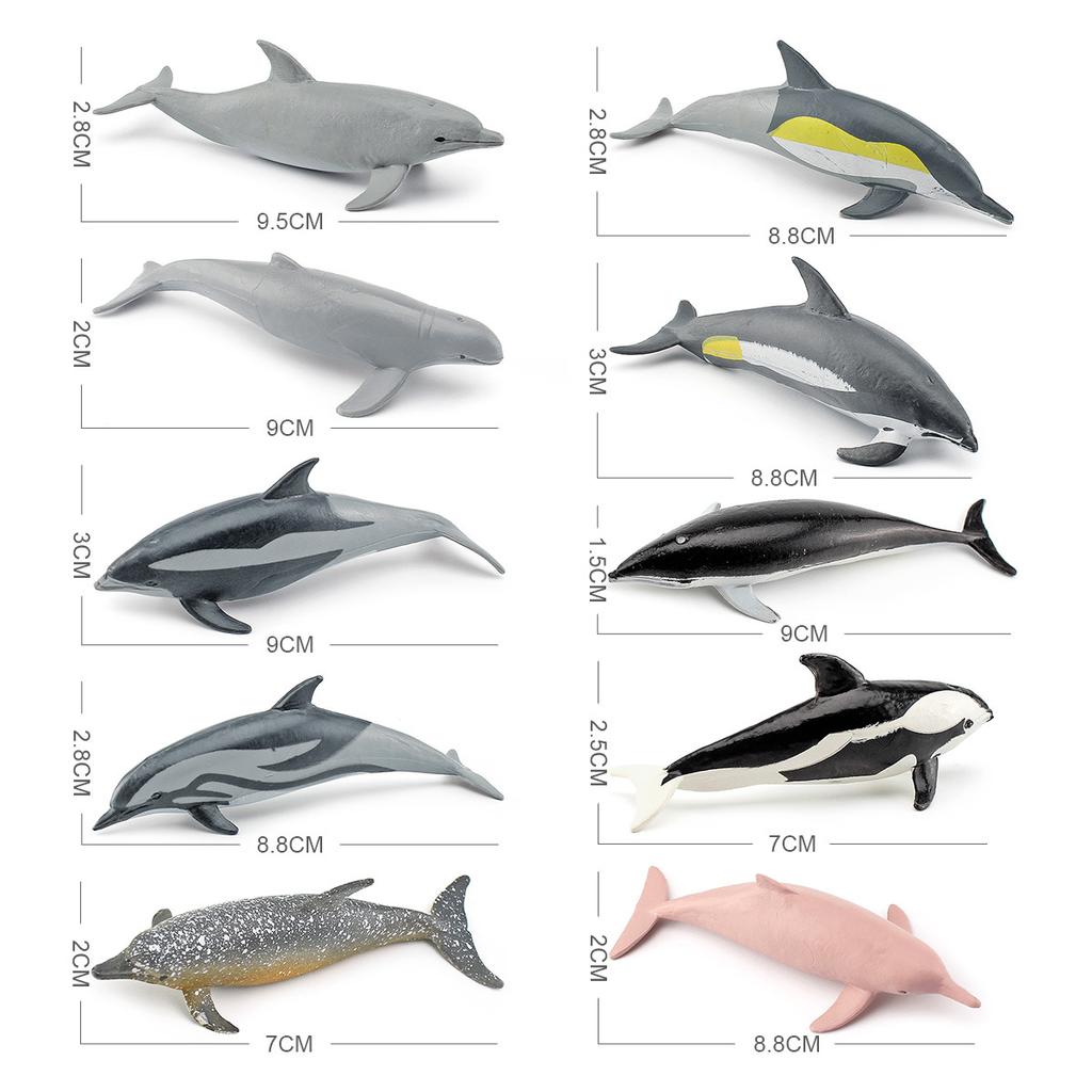 Симуляция морских животных, Модели дельфинов, Короткомордые дельфины, Гладкие киты, Длиннорылые дельфины, Статичные украшения, Игрушки